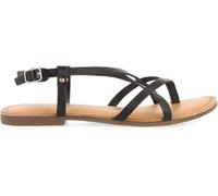 Gioseppo Sandalias lelex Negras estilo romana para mujer
