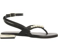 GIOSEPPO Sandalias Negras DE Piel con Perlas para Mujer Sumpter