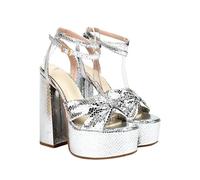 Sandalias gladiadoras Plataforma tacón Mujer Ideales Fiestas Bodas Eventos