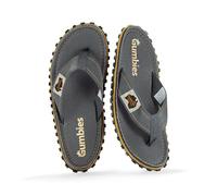 Gumbies Islander - Chanclas unisex con puntera de algodón supersuave y suela de goma reciclada duradera. Comodidad garantizada, Gris clásico, 39 EU