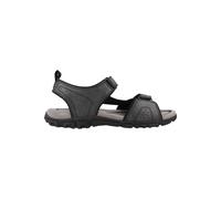 Geox Uomo Strada B Sandal, Sandalias Deportivas Hombre, Negro, 44 EU