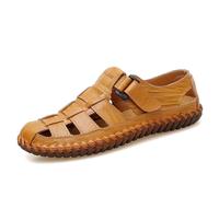 Sandalias Hombre Piel Sandalia Hombre Zapatillas De Casa Verano Sandals Men Zapatos Zueco Mens Planas Zuecos Cubanas Viaje Chanclas 45 Talla 47 Vestir Cuero Comodas Negras Para Taller Chancla Oficina