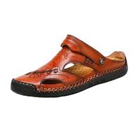 Sandalias Hombre Piel Sandalias Verano Hombre Chanclas De Cuero Zapatillas Cómodas Talla 48 Pala 49 Sandalia Plana Zapatos Casa Cholas Ligeras Hebilla Taller 38 Goma Sandálias Negras 47 Vestir Clogs