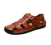 Sandalias Hombre Verano Casual, Sandalias Hombre Piel Elegantes, Sandalia Deportivas Informales Cómodas y Transpirables Exteriores con Correas Ajustables Caminar Sandaliasandals Mensandals Planas