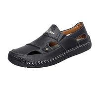Sandalias Hombre Verano Cómodas Punta Cerrada, Zapatillas Verano Caladas, Slip-On de Enhebrado Parte Superior Sólida, Mocasines Outdoor, Zuecos de Playa, Zapatos Acuáticos, Suela Flexible Texturada