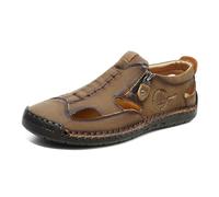Sandalias Hombre Verano Elegantes, Sandalias Hombre Piel Deportivas, Sandalia Cómodas y Transpirables Ideales Caminar En La Playa Al Aire Libre En Primavera y Sandals Planassandals Mensandalia