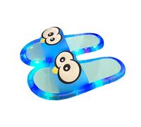 Sandalias Iluminadas Antirresbaladizas para Hombre y Mujer Adulto, Zapatillas Domésticas Brillantes con Ojos Cartoon, Pantuflas Suaves de Espuma Memoria para Dentro y Fuera de Casa