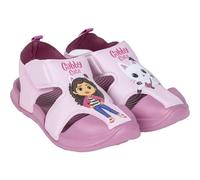 Sandalias Infantiles de Gabby's Dollhouse - Talla 24 - Elaboradas con Poliéster - Suela de Goma EVA - Estampado de Gabby y Panty Patitas - Producto Original Diseñado en España