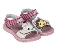 Sandalias Infantiles de Gabby's Dollhouse - Talla 29 - Elaboradas 100% con Goma EVA - Sandalias de Playa - Estampado de Gabby y Panty Patitas - Producto Original Diseñado en España