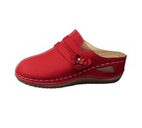 Sandalias informales para mujer, tallas grandes, con diadema de plataforma y puntera abierta, zapatos de pies anchos para mujer de invierno, rojo, 39 EU