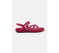 Izas Sandalias de Senderismo para Mujer Deportivas y Cómodas. Sandalias Planas de Verano para Trekking y Caminar de Diseño Ergonómico con 3 Ajustadores. Color Rosa