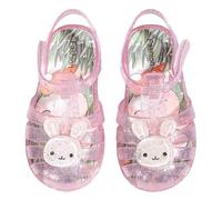 Sandalias ligeras para niñas con y puntera abierta ideales para juegos al libre Calzado de verano transpirable y resistente al agua Estilo gelatina perfecto para playa y uso diario (25 Toddler)