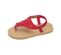 Sandalias Moda Boho Planas para Mujer -Sandales Elegantes y Cómodas con Brida Elástica Trasera, Zueco Abierto Sandalias Tong Verano con Rhinestone y Correa de Tobillo