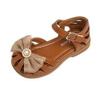 Sandalias Mujer 38 Sandalias Huecas Zapatos de Playa Moda Suela Suave Niñas Sandalias Casual Niños 33, marrón, 24 EU