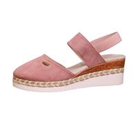 Sandalias Mujer Alpargatas Plataforma Cuñas Sandalias con Cuña Cerrada Sandalias Sandalias de Verano Zapatos de Mujer Zapatos de Punto Hebilla Zapatos de Verano Lino Trenzado, rosa, 37 EU