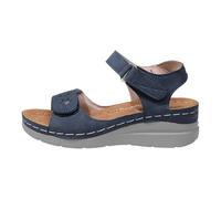 Sandalias Mujer Caminando, Zapatos Verano Abiertos, Desnudos Deporte, Sandalia Randonnee Cuero, Punta Abierta, Bridas Anchas, Cortes Laterales, Suela Gruesa | Verano Playa Vacaciones Ciudad Exterior
