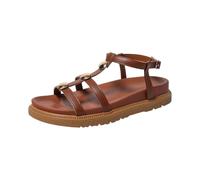 Sandalias Mujer con Puntera Abierta Planas - Zapatos Verano Mujer Sandalias Piel Casual Basicas Exquisito, Women Shoes Vacaciones Viaje Ciudad marrón 40