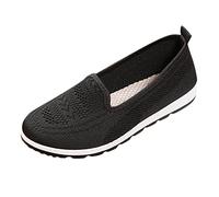 Sandalias Mujer Elegante Verano Sandalias Planas Mujer Simplicidad Súper Cómodos Mocasines Ligeros Zapatos Casuales Antideslizantes Transpirables Zapatos Casuales con Suela Suave Zapatos de Playa