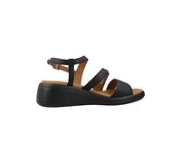 Geox - D MELICONIA F, Sandalia de cuña Mujer, Black,