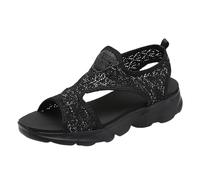 Sandalias Mujer Ortopedicas Verano Verano, Chanclas Mujer, Sandalia Planas, Deportivas Zapatos De Playa Comodos, Senderismo, El Diseño Innovador La Correa Cruzada Añade Profundidad Y Dinamismo.