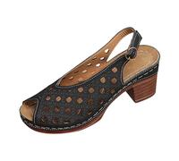 Sandalias Mujer Sandalia Cómodas Para Mujeres Con Tacos Gruesos De Compactación Ligera, Su Estructura No Limita En Absoluto La Libertad De Movimiento Natural Del Pie En Todas Sus Direcciones 1