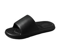 Sandalias Mujer Sandalias de Mujer Transparentes Gelatina Playa Coreana Estudiantil Verano Planas Comodas (Black, 44)