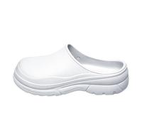 Sandalias Mujer Sandalias informales para mujer transpirables y cómodas con diseño slip-on de tacón ideales para paseos en temporadas cálidas (White, 41)