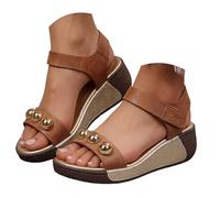Sandalias Mujer Sandalias Mujer Comodas, Sandalia Mujers Verano Sandalias De Tira Única Antideslizantes Ajustables Plantilla Acolchada Sintético Punta Abierta Elegantes Tendencia 2026 Para Playa