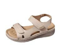 Sandalias Mujer Sandalias Mujer Verano Cómodas, Mulas De Cuero Vintage, Plataforma, Cuentos, Zapatillas Ortopédicas Prima, Zapatillas De Playa De Verano Talla Mujer Cómodo, blanco, 40 EU Large