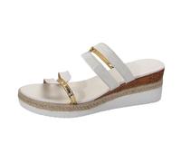 Sandalias Mujer Sandalias Mujer Verano Cómodas, Mulas De Cuero Vintage, Plataforma, Cuentos, Zapatillas Ortopédicas Prima, Zapatillas De Playa De Verano De Talla Mujer Cómodo Verano, blanco, 41 EU