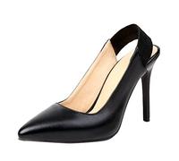 Sandalias Mujer Tacon Anchas Zapatos De Verano De Zapatos Mujer Puntiagudos Tacón Verano Sandalias Tacón Delgadas Traseras Coloridas Sandalia Plana Sandalia (Black 37)