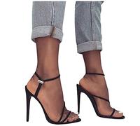 Sandalias Mujer Tacon Bajo Moda Sexy De Tacón Alto Punta Abierta Zapatos Para Caminar Fiesta Clásica Elegantes Primavera Al Aire Libre Sandaliastacón Stilettos Damas Comoda Con Cierre De Hebilla