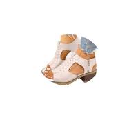 Sandalias Mujer Tacón Cuña Ajuste Ancho con Soporte de Arco - Zapatos de Piel Auténtica para Caminar con Poste en el Dedo, Calzado Ortopédico para Fascitis Plantar y Boda-Boda, Chanclas Vestir