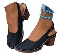 Sandalias Mujer Tacon Fiesta Comodas Vestir Verano Fiesta Zapatos Tacon Medio Elegante Cierre De Hebilla Moda Sandalia Punta Abierta Casual Novia Pole Dance Sandals Plataforma Boda Baile Ofertas 2025