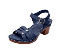 Sandalias Mujer Verano Chanclas Sandalias de Mujer para Uso Diario con Estilo Casual y Confort Excepcional en Cualquier Temporada (Navy, 40)