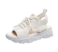 Sandalias Mujer Verano Comodas Deportivas Sandalias Plataforma De Senderismo Punta Abierta Ortopédicas Ligero Zapatos Planas Para Caminar Antideslizantes Moda Casual Playa Trekking Viaje Baratas