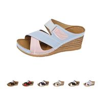 Sandalias Mujer Verano Con Cuña Plataforma Elegantes Chanclas Tacon Comodas Playa Flexibles Sandalia De Vestir Ortopédicas Casual Zapatos Piscina Flip Flops Antideslizantes Senderismo Caminar Ofertas