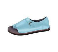 Sandalias Mujer Verano Cuero Sandalias Hallux Valgus Ortopédicas Cómodo | Sandalia Mujer Verano Plana, Punta Abierta, Tacón Cerrado, Sandalias Ligeras Cómodas, Suela Antideslizante, Casual Diario
