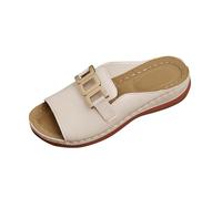 Sandalias Mujer Verano Ofertas,Sandalias Plataforma Mujer Casual Chanclas Verano Sandalia Ortopédicas Deportivas Zapatillas Comodas Minimalistas Mules de Punta Abierta Versátiles Zapatillas Playa