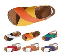 Sandalias Mujer Verano para Mujer OrtopéDicas Sandalias Comodas Antideslizantes Deportivas Zapatos de Playa con Tacón Cuña Zapatillas Trekking Senderismo Sandalia Personas De Mediana Edad y Ancianos