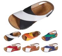 Sandalias Mujer Verano para Mujer OrtopéDicas Sandalias Comodas Antideslizantes Deportivas Zapatos de Playa con Tacón Cuña Zapatillas Trekking Senderismo Sandalia Personas De Mediana Edad y Ancianos