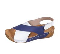 Sandalias Mujer Verano para Mujer OrtopéDicas Sandalias Comodas Antideslizantes Deportivas Zapatos de Playa con Tacón Cuña Zapatillas Trekking Senderismo Sandalia Personas De Mediana Edad y Ancianos