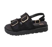 Sandalias Mujer Verano Planas | Doble Hebilla Ajustable Dorada | Suela de Corcho Memory Foam | Piel Sintética Muy Cómodas Camel Mules Sandalia Planas Pala Tipo Birkenstock Cómodas Mujer