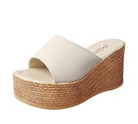 Sandalias Mujer Verano Sandalias De Ajuste, Zapatillas Peep Classic Para Mujer, Zapatos De Mujer, Cuñas De Punta, Zapatillas Informales, Zapatillas De Mujer Deportivas Blancas Mujer