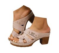 Sandalias Mujer Verano Sandalias Mujer Tacón Abierto Con Tacón Pescado Boca Sandalia Tacones Altos Con Cordones De Tobillo Con Correa De Tobillo Cómodo Grueso Tacón Zapatos Verano, Rosa 3., 40 EU