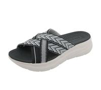 Sandalias Mujer Verano Sandalias Mujer Verano Cómodas Mulas De Cuero Vintage, Plataforma, Cuentos, Zapatillas Ortopédicas Prima, Zapatillas De Playa De Verano Talla Mujer Tacón, Le Noir, 40 EU