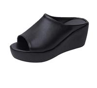 Sandalias Mujer Verano Sandalias Verano Mujeres Fashion Leisure Bottom Fish Slippers Espeso Cómodas Sandalias femeninas