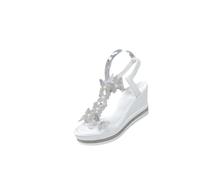 Sandalias Mujer Verano, Spaghettiträger Zapatos Verano Mujer Hebilla Caminar Sandals Delicados Anchas Chanclas Tacon Deporte Zapatos Ortopedicas Confort Vêtements Chic 2026 Blanco 36