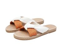 Sandalias Mujer Zapatillas De Fondo Plano Para Mujeres, textura muy agradable al tacto que genera una sensación inmediata de bienestar justo en el momento en que se calza el calzado nuevo 1