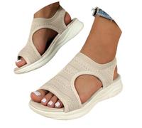 Sandalias Mujer Zapatillas Ortopedicas Mujer Sandalias Comodas Zapatos Verano Deportivas Cómodas para Playa Mulher Negras Calzado Ergonomicas Planas Andar Casual Ortopédicas Comodos Senderismo~